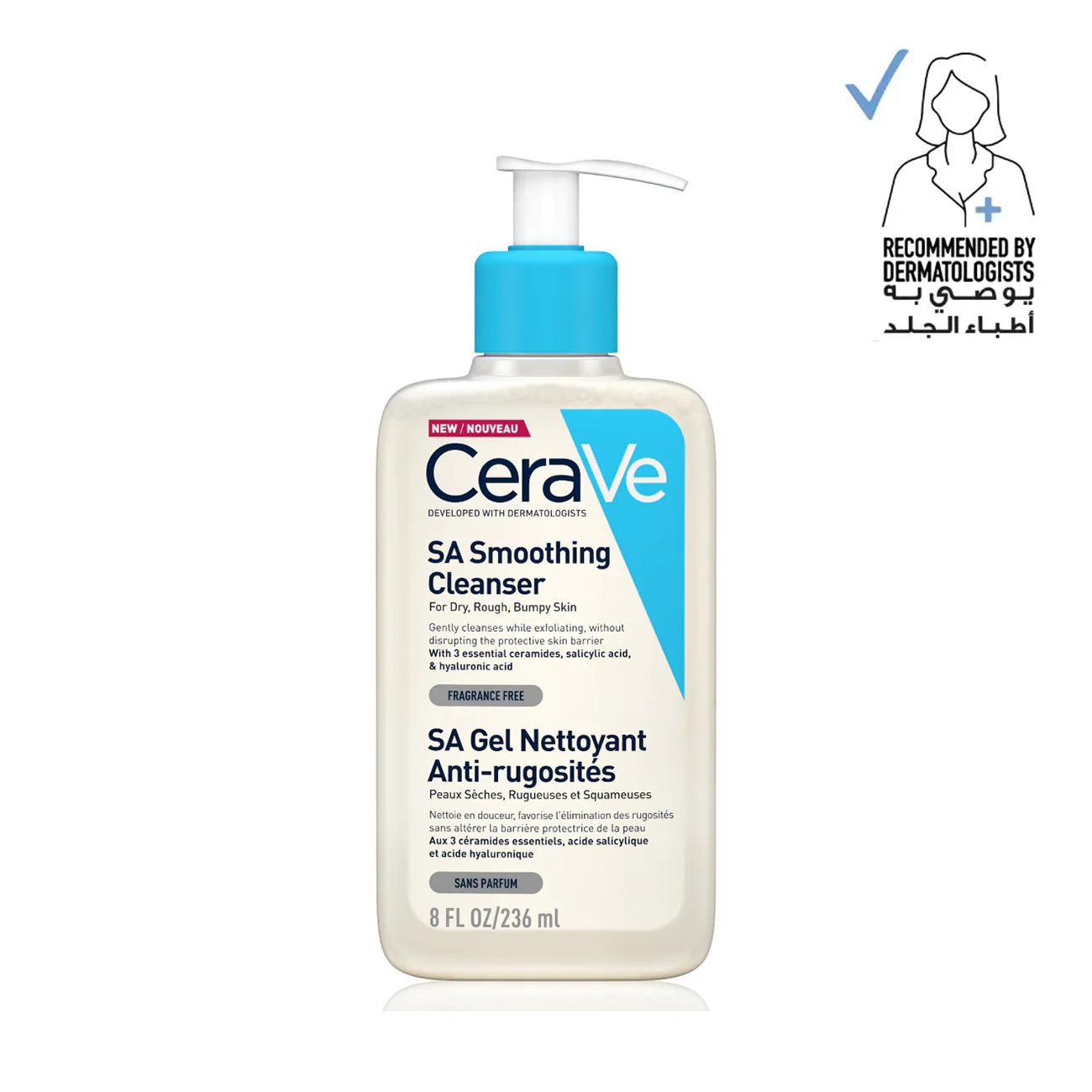 CeraVe SA Smoothing Cleanser - For Dry, Rough, Bumpy Skin