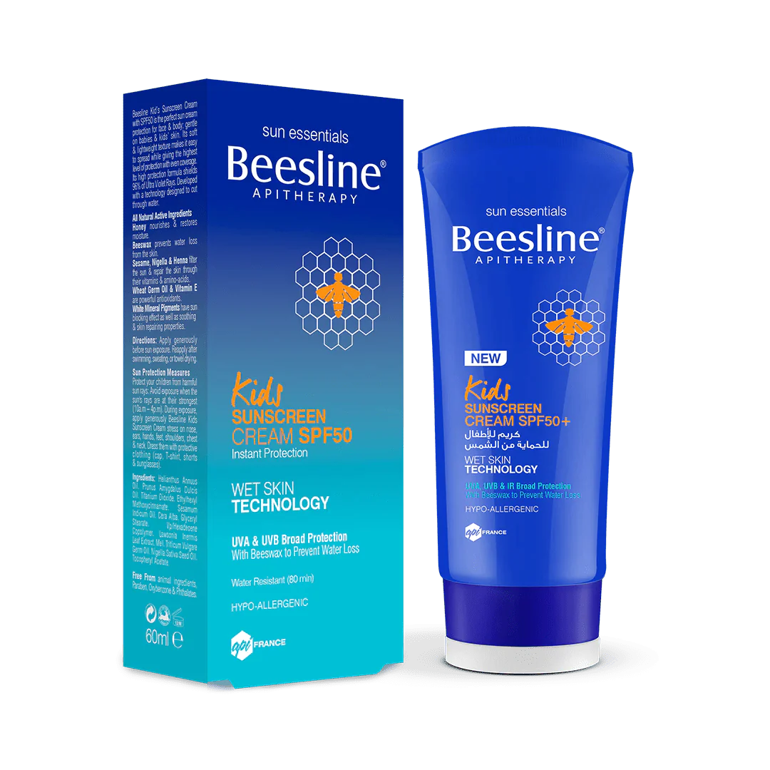 Beesline Kids Sunscreen Cream Spf50 60ml - Otloubnow