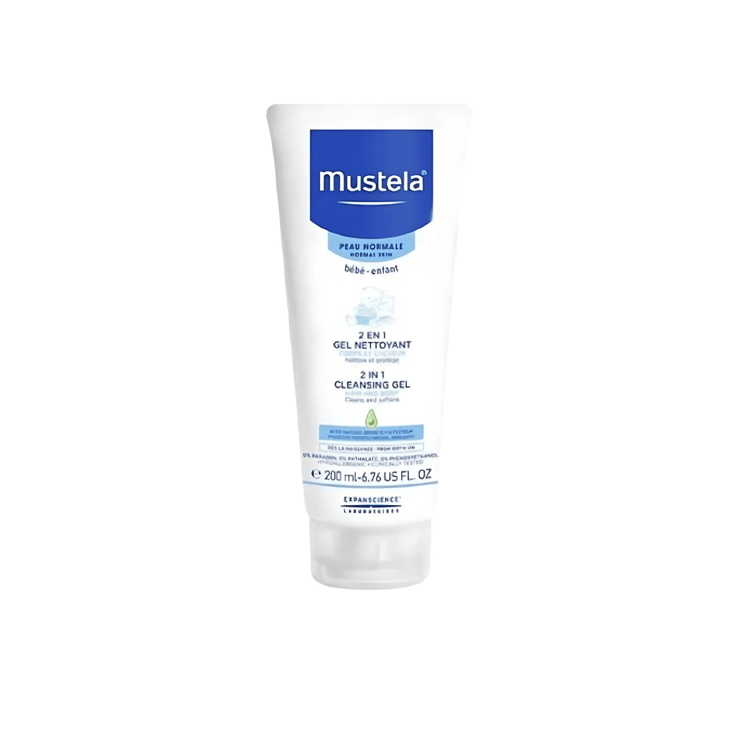 Mustela 2 in 1 cleansing gel hair and body 200ml - Otloubnow