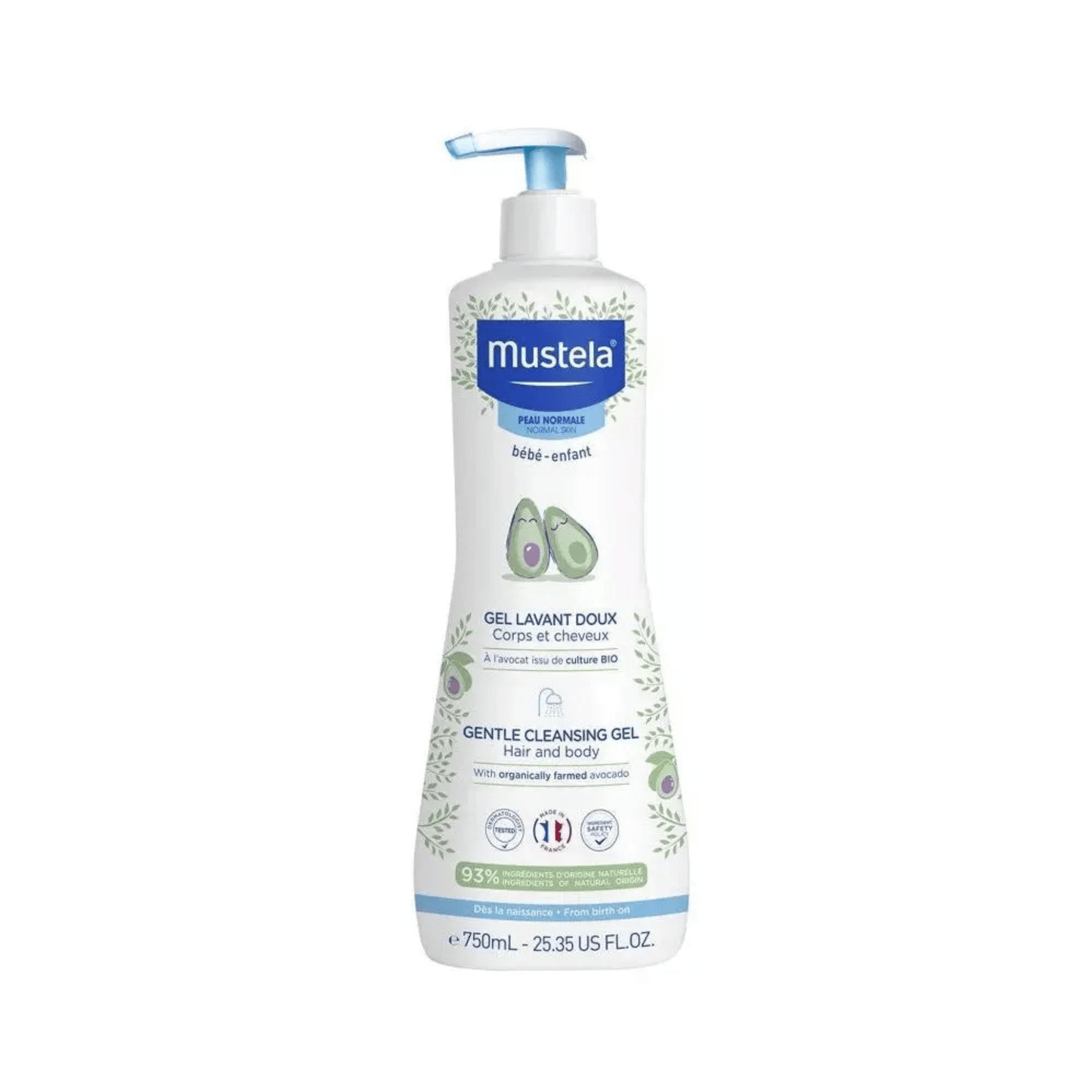 Mustela Gentle Cleansing Gel (750ml) - Otloubnow
