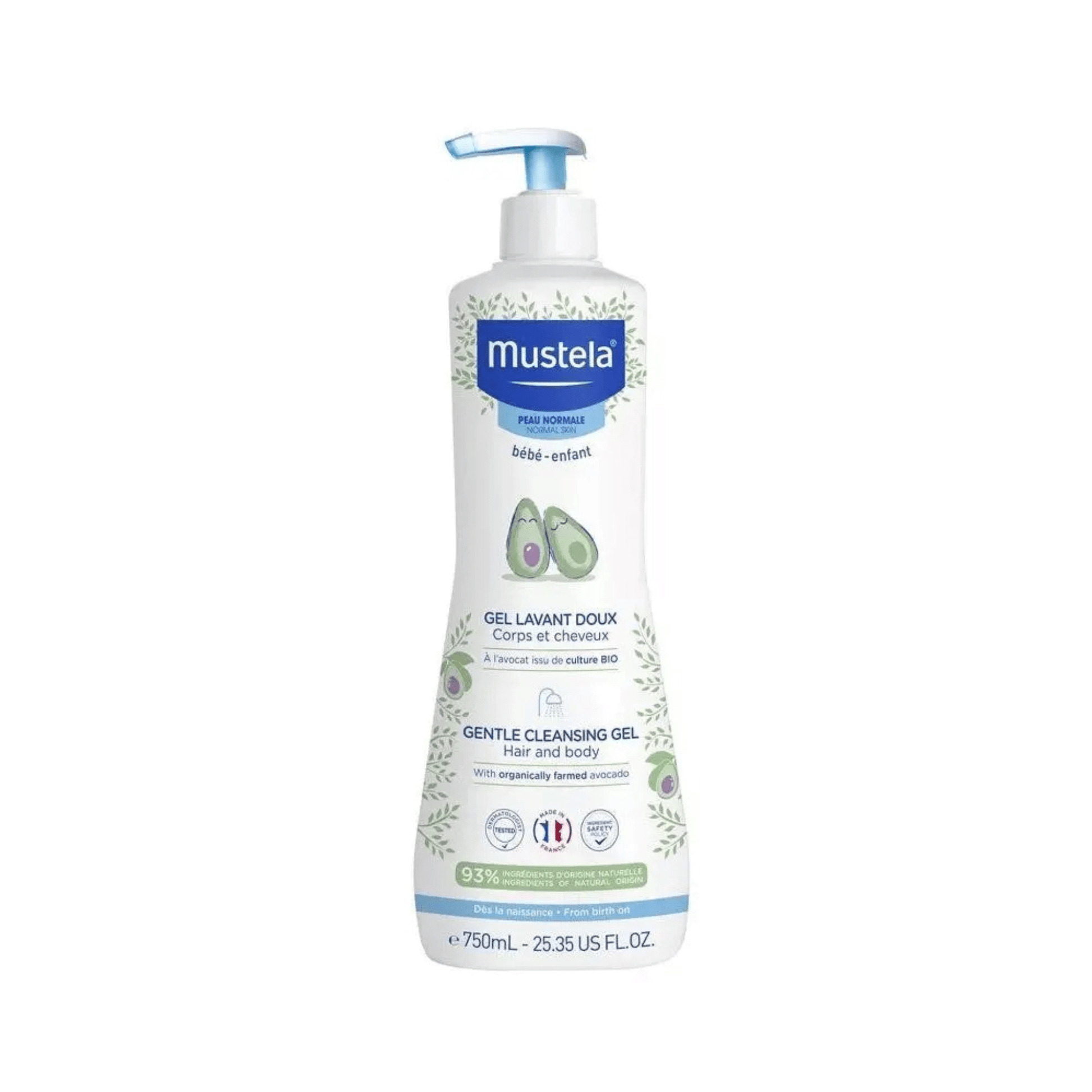 Mustela Gentle Cleansing Gel (750ml) - Otloubnow