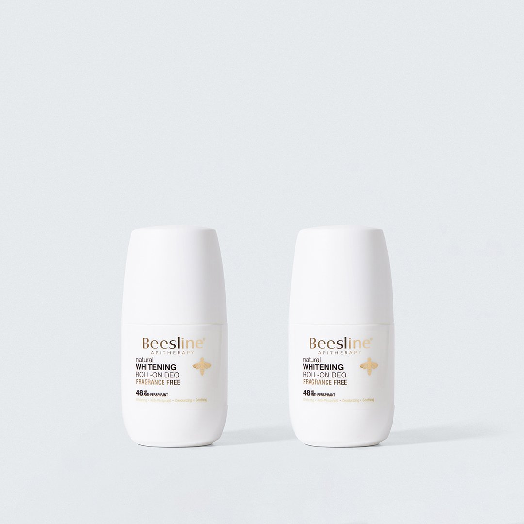 Beesline Whitening Roll On Fragrance Free 1+1 Free