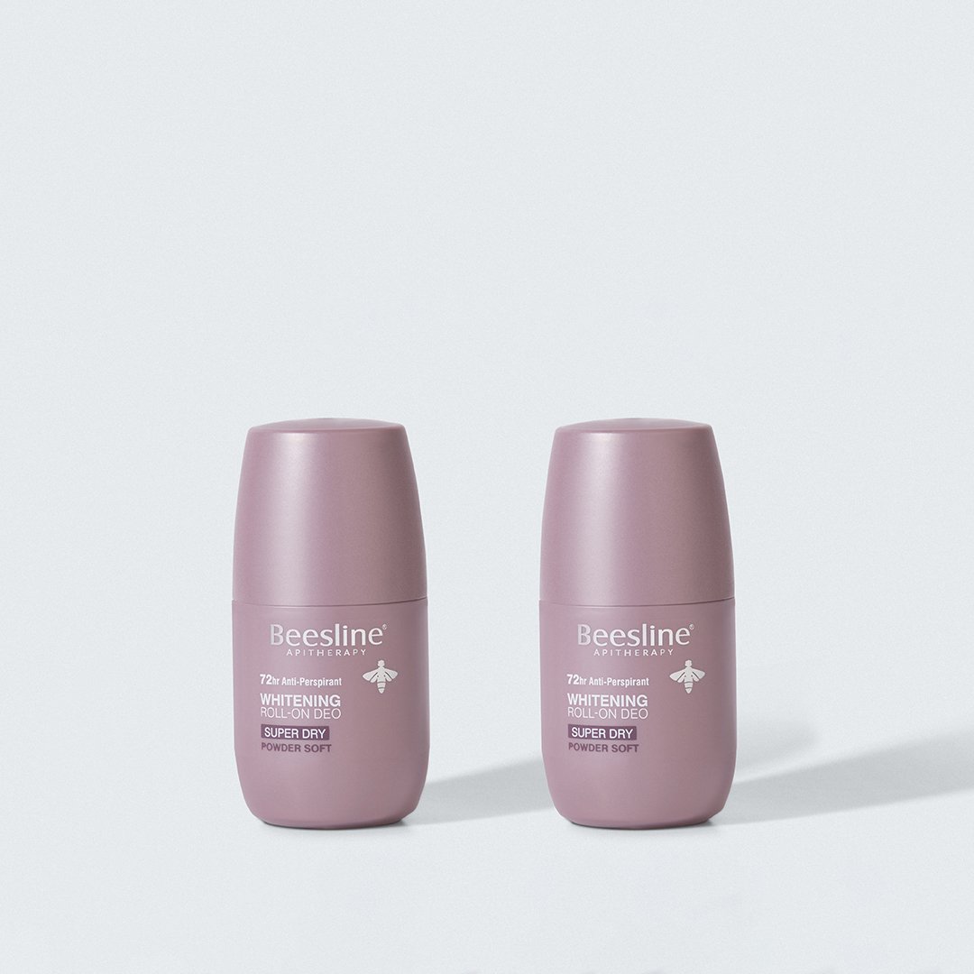 Beesline Whitening Roll On Powder Soft 1+1 Free